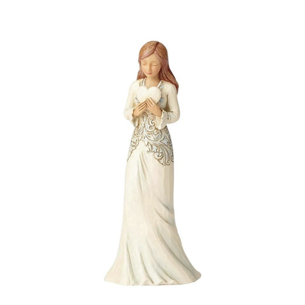 Jim Shore From the Heart Forever In My Heart Figurine Resin Hand Painted 2018